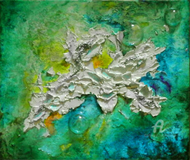 Pittura intitolato "Ocea-Breath.jpg" da Thaïs, Opera d'arte originale, Acrilico