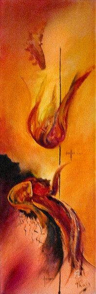 Peinture intitulée "Driss.jpg" par Thaïs, Œuvre d'art originale, Acrylique