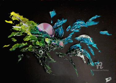 Malerei mit dem Titel "Sea-Kash.jpg" von Thaïs, Original-Kunstwerk, Acryl