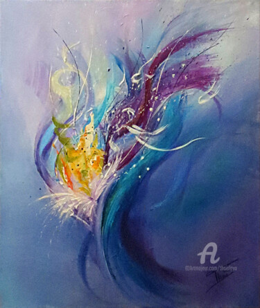 Peinture intitulée "Alys.jpg" par Thaïs, Œuvre d'art originale, Acrylique
