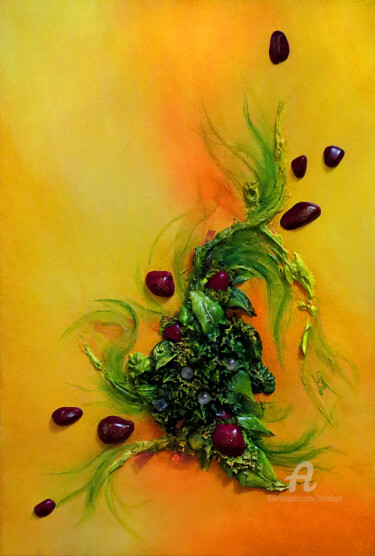 Painting titled "Floy-Zea.jpg" by Thaïs, Original Artwork, Acrylic