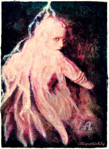 Painting titled "Glaistig - La strad…" by Thalita Tonon (SottoSopra), Original Artwork, Ink