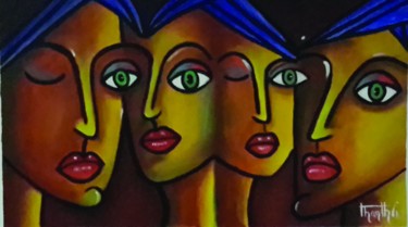 Painting titled "no-hope-acrilic-on-…" by Dileep Kumar, Original Artwork, Acrylic