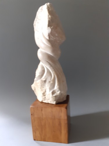 Sculpture titled "Torsion" by Jean-Pierre Thaurenne, Original Artwork, Stone