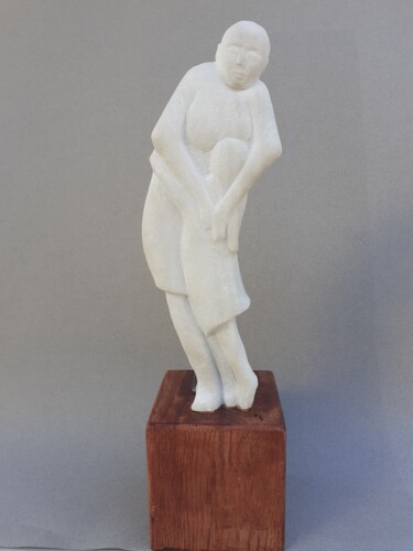 Sculpture intitulée "Câlin" par Jean-Pierre Thaurenne, Œuvre d'art originale, Pierre