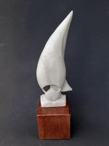 Sculpture titled "Sous spi" by Jean-Pierre Thaurenne, Original Artwork, Stone