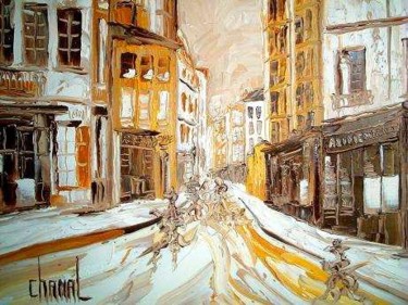 Peinture intitulée "RUE DE BELFORT" par Thierry Chanal, Œuvre d'art originale