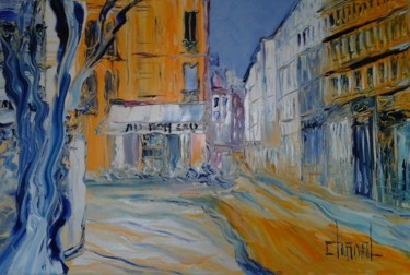 Painting titled "AU BON CRU (PLEIN S…" by Thierry Chanal, Original Artwork