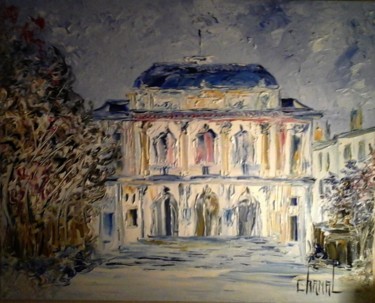 Painting titled "THEATRE DES CELESTI…" by Thierry Chanal, Original Artwork, Oil