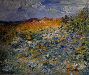 PAYSAGE PROVENCAL 65x54 cm ©2016 par Thierry Chanal
