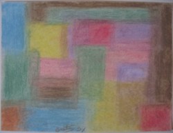 Painting titled "Démarcation coloris…" by Grate, Original Artwork