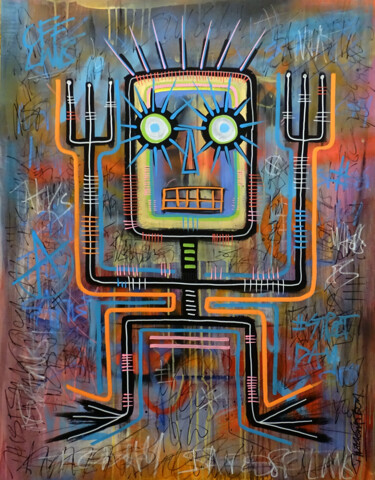 Painting titled "The Big Fat Boy - T…" by The Big Fat Boy, Original Artwork, Acrylic