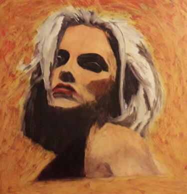 Painting titled "Rock Chic" by The Hammer, Original Artwork, Oil