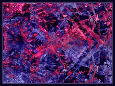 Digital Arts titled "Decalcomaniac Splat…" by The Mystic Otto Rapp, Original Artwork, Digital Painting