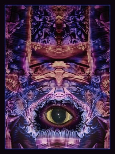 Digital Arts titled "Eye of the Decalcom…" by The Mystic Otto Rapp, Original Artwork, Photo Montage