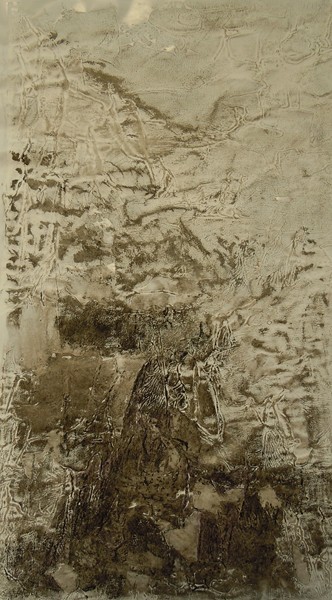 Peinture intitulée "mur ancien" par Thea, Œuvre d'art originale