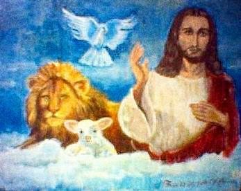 Painting titled "LION OF JUDAH" by Utoro Bodriana, Original Artwork