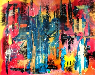 Картина под названием "-Pastels-" - Thierry Buisson (Theb), Подлинное произведение искусства, Акрил