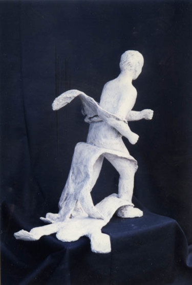 Sculpture intitulée "renouveau" par Thérèse Brandeau, Œuvre d'art originale, Papier