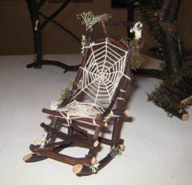 Artcraft titled "Rocking Chair" by Gifts From The House Of Whimsy, Original Artwork