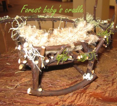 Artcraft titled "Fairy Cradle" by Gifts From The House Of Whimsy, Original Artwork