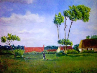 Painting titled "La Bressanne" by Cedric Thenot, Original Artwork