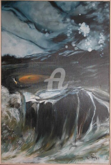 Schilderij getiteld "Water" door Briggeman Theo, Origineel Kunstwerk