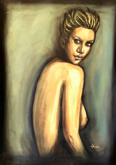 Painting titled "Countess" by Undarkpaint, Original Artwork, Oil