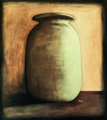 Painting titled "Passion Pot" by Undarkpaint, Original Artwork, Oil
