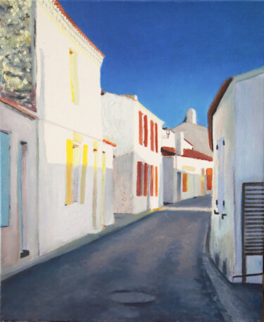 Ζωγραφική με τίτλο "Rue de St Sauveur,…" από Théodore Bouret, Αυθεντικά έργα τέχνης, Λάδι