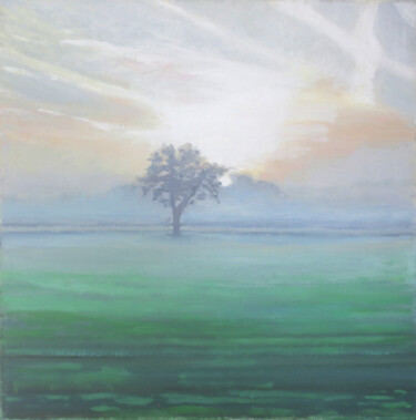 Painting titled "Matin" by Théodore Bouret, Original Artwork, Oil