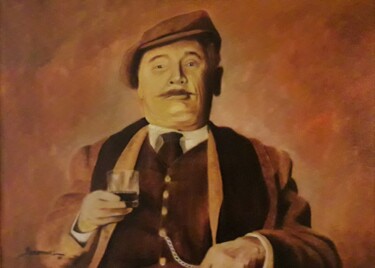Painting titled "CHEERS" by Theodoros Markopoulos, Original Artwork, Acrylic