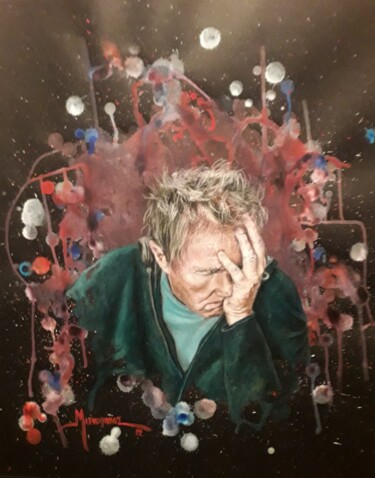 Картина под названием "LONELINESS" - Θεοδωροσ Μαρκοπουλοσ, Подлинное произведение искусства, Пастель