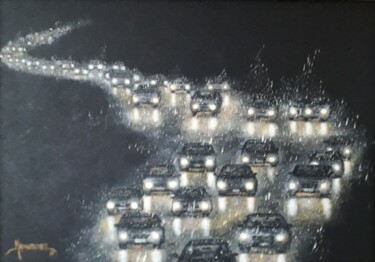 Картина под названием "Telegraph road 26" - Θεοδωροσ Μαρκοπουλοσ, Подлинное произведение искусства, Масло