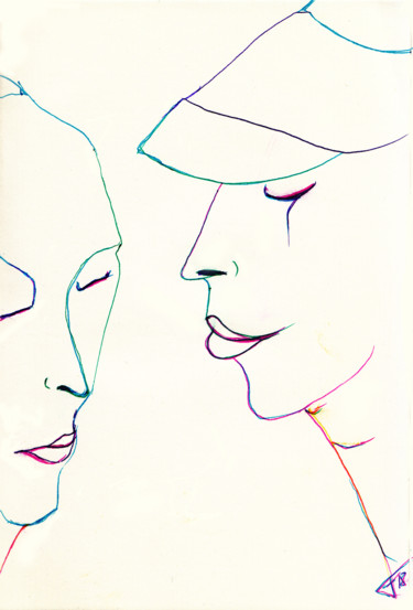 "mum & son" başlıklı Tablo Frederic Therisod tarafından, Orijinal sanat