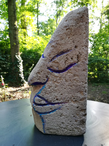 Haut relief Tridimentionnel (profil gauche) Sculpture intitulée "Haut relief Tridime…" par Frederic Therisod, Œuvre d'art originale,