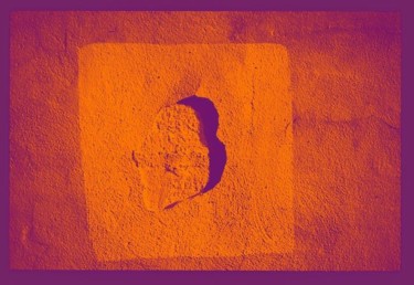 Digitale Kunst getiteld "orange mirweb" door Frederic Therisod, Origineel Kunstwerk