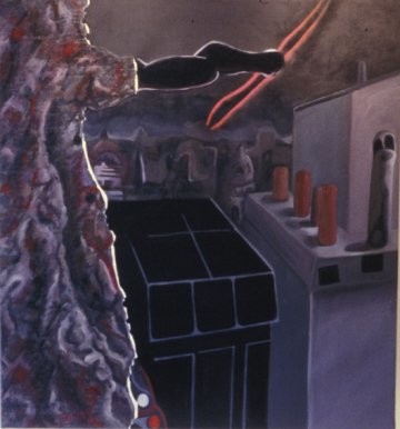 「éclair」というタイトルの絵画 Frederic Therisodによって, オリジナルのアートワーク