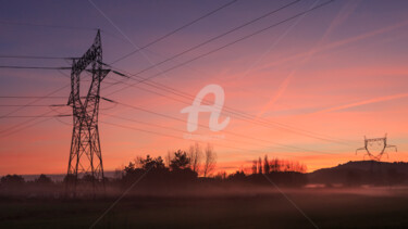 Photography titled "Électric_Morning" by The Seb One, Original Artwork