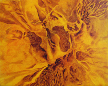 Peinture intitulée ""Gédev : le germe d…" par Thierry Etheve, Œuvre d'art originale, Huile