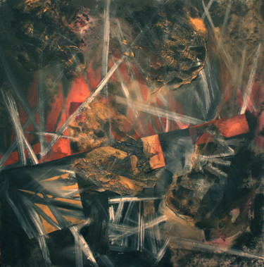 Pintura titulada ""Anhor I : la quête…" por Thierry Etheve, Obra de arte original, Acrílico Montado en Bastidor de camilla d…