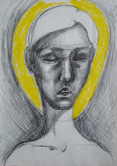 Drawing titled "Ізоляція 2" by Natalia Ponomarova (Elenrieth), Original Artwork, Pencil