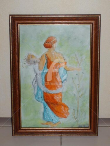 Peinture intitulée "proserpine (1)" par Hélène Thevenon, Œuvre d'art originale