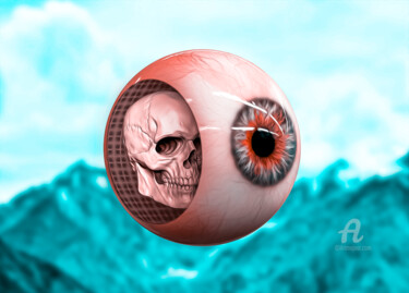 Digital Arts titled "In the eyes of the…" by Thiago Pixels, Original Artwork, Photo Montage