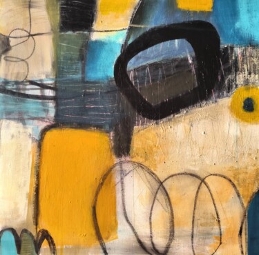 Malerei mit dem Titel "Lakeshore 1" von Thia Path, Original-Kunstwerk, Acryl