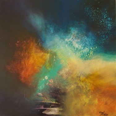 Pintura titulada "Cosmique" por Thice, Obra de arte original, Acrílico