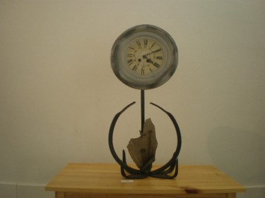Sculpture intitulée "pendule" par Gilles Thiercelin, Œuvre d'art originale, Métaux