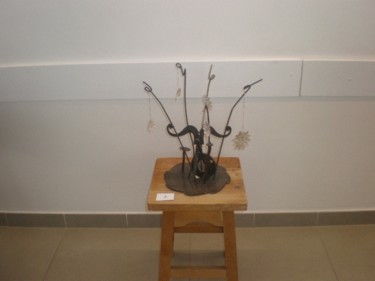 Sculpture intitulée "arbre de vie" par Gilles Thiercelin, Œuvre d'art originale, Métaux