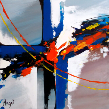 Pittura intitolato "Untitled Abstract2…" da Thierry Angot, Opera d'arte originale, Acrilico