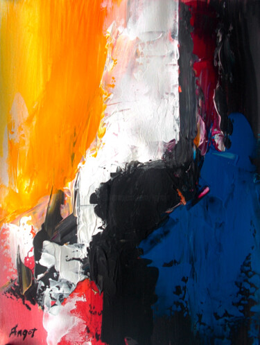 Pittura intitolato "Untitled Abstract4" da Thierry Angot, Opera d'arte originale, Acrilico